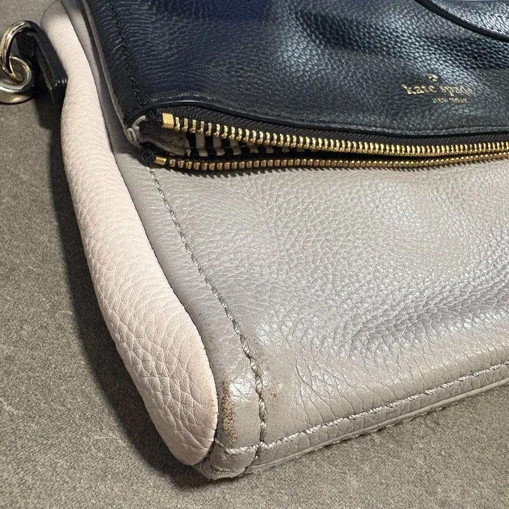 Kate Spade Black and Cream Crossbody Bag